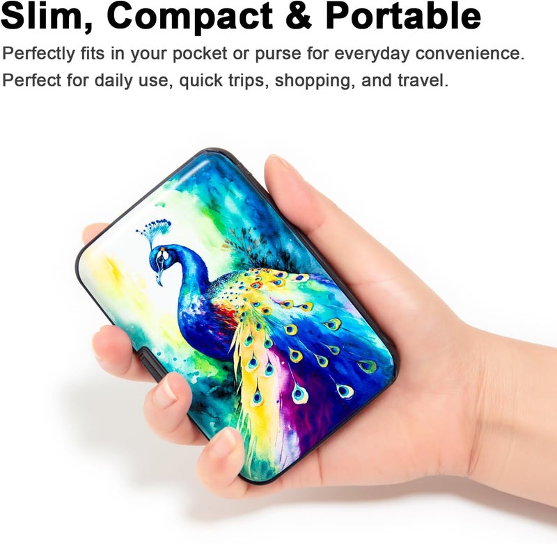 Kaabao Credit Card Holder Small RFID Blocking Wallet Business Metal Slim Mini Aluminum Hard Case for Women Men - Image 2