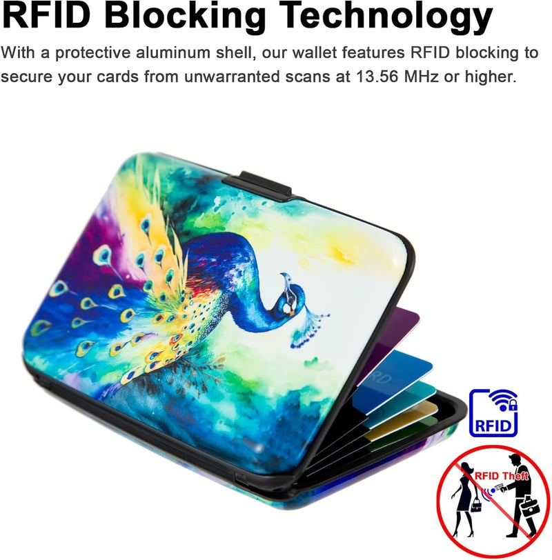 Kaabao Credit Card Holder Small RFID Blocking Wallet Business Metal Slim Mini Aluminum Hard Case for Women Men - Image 3