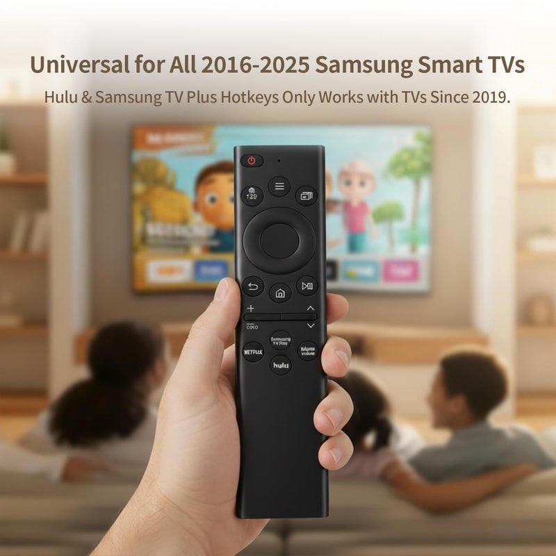 Nettech (Pack of 2) Remote Control for All Samsung Smart TVs. Replacement for All 2016-2025 Samsung TV Remotes. No Voice Control. 1-Year Full Warranty. - Image 3
