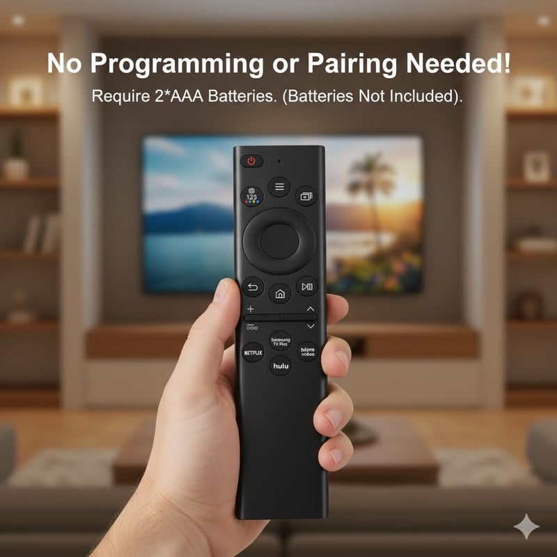 Nettech (Pack of 2) Remote Control for All Samsung Smart TVs. Replacement for All 2016-2025 Samsung TV Remotes. No Voice Control. 1-Year Full Warranty. - Image 4