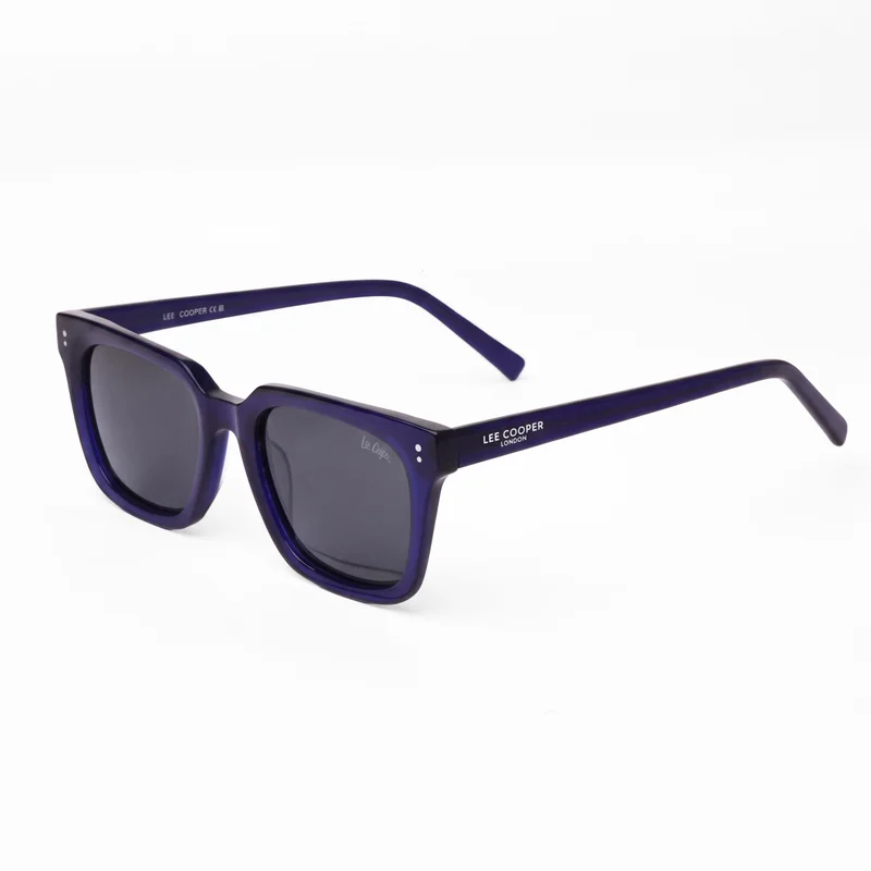 Polarized Sunglasses Blue Frame Grey Mirror Lens 52mm  - LCM10817C1