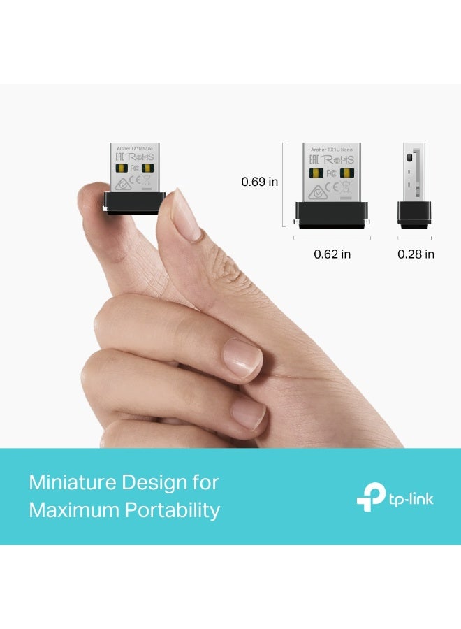 Tp-link Tl AX300 Nano Wi-Fi 6 Wireless USB Adapter - Image 3