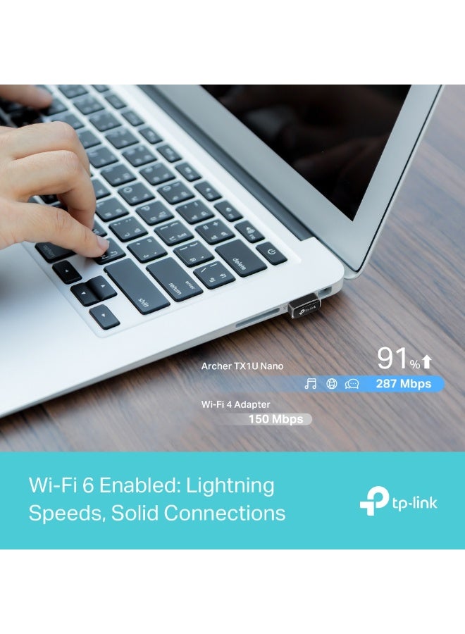 Tp-link Tl AX300 Nano Wi-Fi 6 Wireless USB Adapter - Image 4