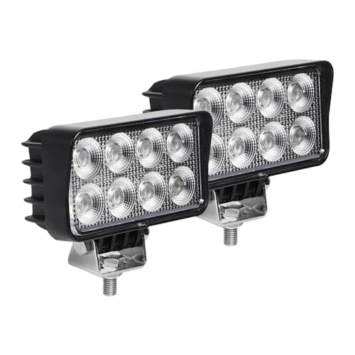 EXZEIT 64W Led Tractor Work Lights, 5600Lms Led Truck Work lights Flood Light fits Farm Tractor Engineer Truck ATV, 12/24V - Image 1