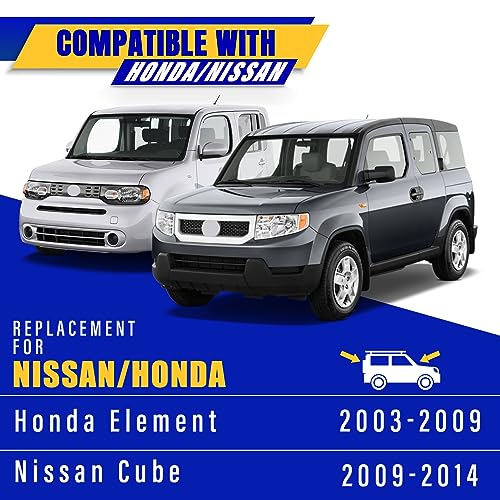 Rooppa 3 wipers Replacement for 2003-2009 Honda Element/2009-2014 Nissan Cube, Windshield Wiper Blades Original Equipment Replacement - 20"/20"/12" (Set of 3) U/J HOOK - Image 5