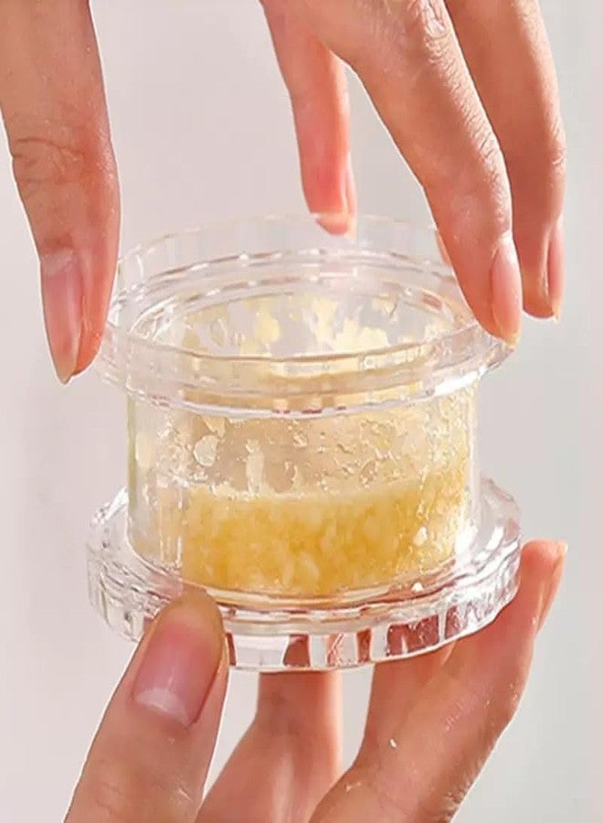 Turutu Transparent Manual Garlic Twist, Multi-Functional Mincer & Grinder for Garlic, Onion, Ginger, Herbs, Nuts, Impact Resistant Kitchen Gadget & Home Accessory - Image 4