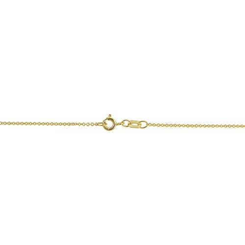 Kooljewelry Womens Chain Elegant - 14k Gold Filled Cable Chain Necklace, Spring Ring Clasp - Image 4