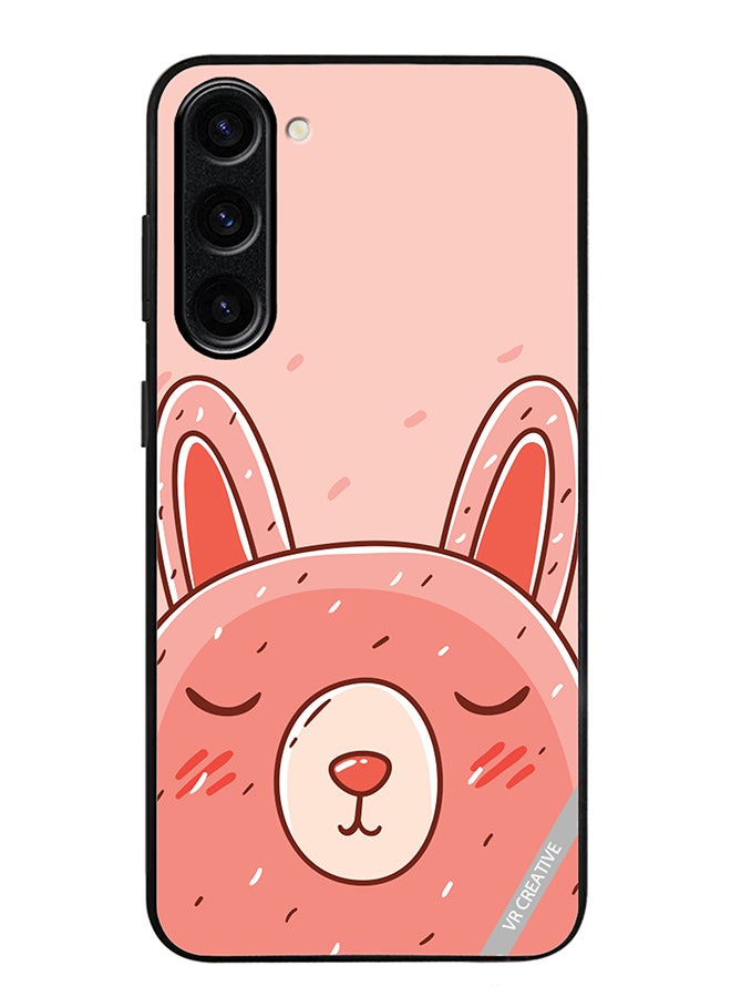 VR CREATIVE Protective Case Cover For Samsung Galaxy S24 Sleeping Rabbit Design Multicolour - Image 1