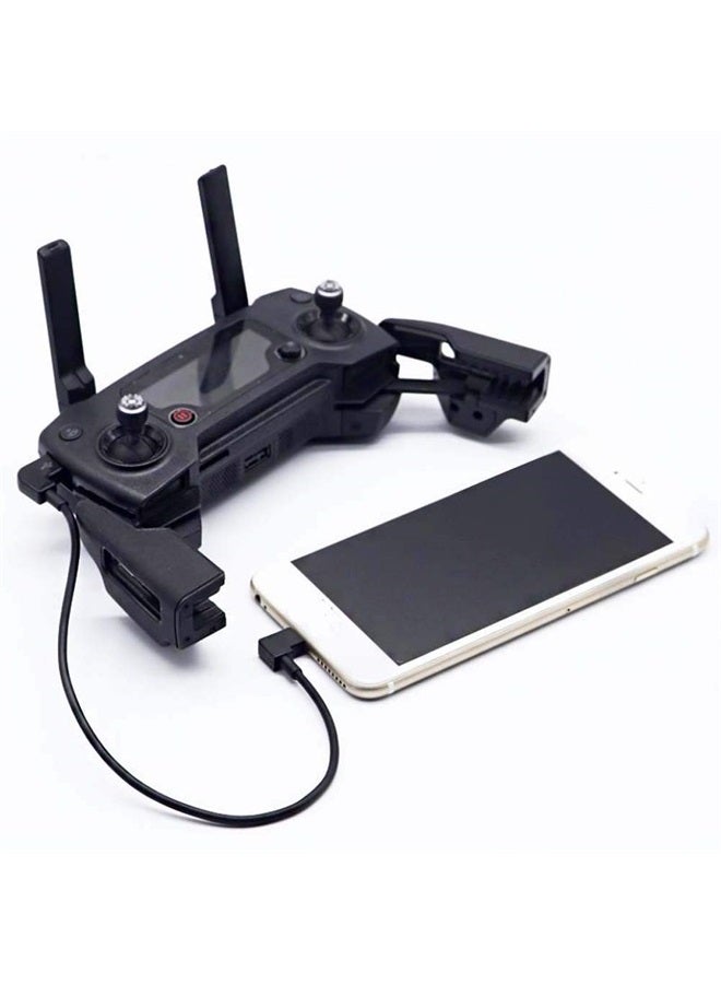 PDEEY DJI USB C Cable Compatible DJI Mavic Pro to Samsung Galaxy S9 / S8 (Plus)/ Note 8 and Pixel 2 XL USB C to Micro USB OTG Cable (9.8 inch) - Image 4