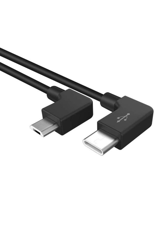PDEEY DJI USB C Cable Compatible DJI Mavic Pro to Samsung Galaxy S9 / S8 (Plus)/ Note 8 and Pixel 2 XL USB C to Micro USB OTG Cable (9.8 inch) - Image 1