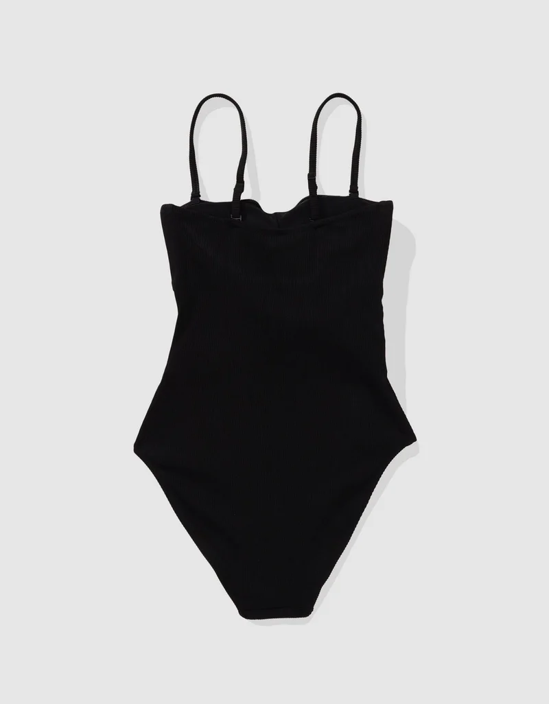 Aerie  Aerie Ribbed Wrap Tie One Piece for Women | Best Price UAE