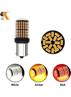 Eraks Car Accesories Signal, Reverse Gear, Stop Bulb 144 LED Orange, White Single Lamp, Red Double Lamp  - Image 1