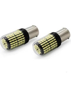 Eraks Car Accesories Signal, Reverse Gear, Stop Bulb 144 LED Orange, White Single Lamp, Red Double Lamp  - Image 3