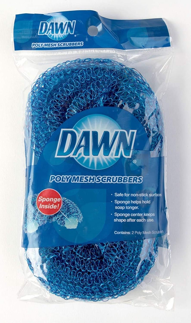 Dawn Polymesh Scrubbers, 2 Count - Image 1