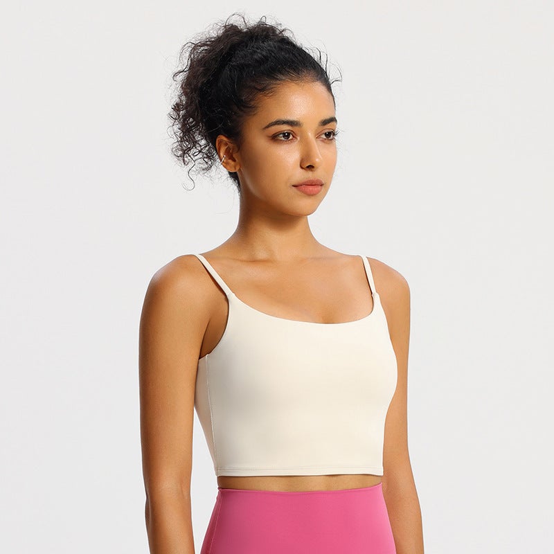 One-Piece Sports Underwear Women'S Running Shockproof Outer Wear Quick-Drying Beauty Back Fitness Vest Professional Training Yoga Bra - Image 5