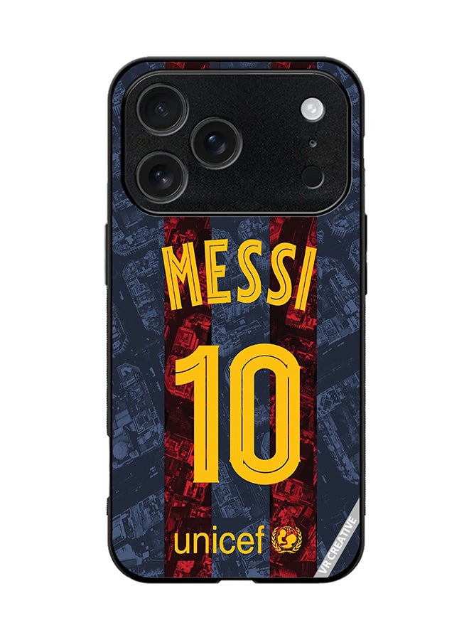 VR CREATIVE Protective Case Cover For Apple iPhone 17 Pro Messi Design Multicolour