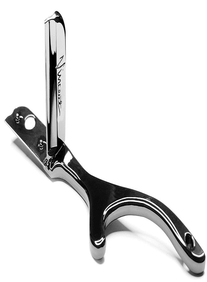 Vincent Weasel Razor in association with VanDaGoat (Silver -Right Handed - Image 1
