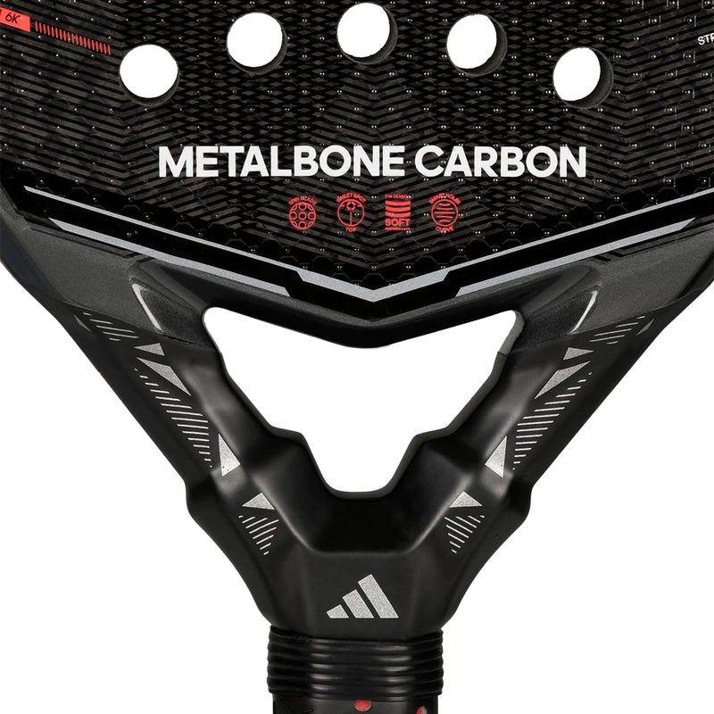 Adidas Padel Racket - Metalbone Carbon 3.5 2026 - Black/Red - Image 2