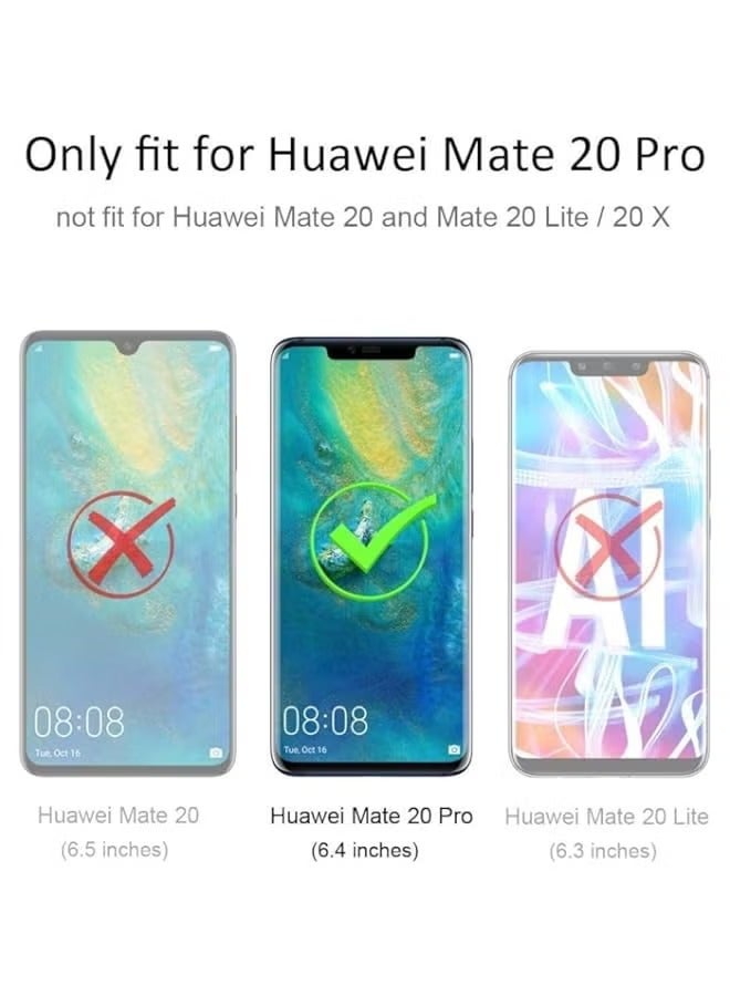 بروماس حافظة ممتصة للصدمات متوافقة مع هاتف هواوي ميت 20 برو، غطاء ممتص للصدمات ناعم من مادة البولي يوريثان الحراري، غطاء شفاف شفاف مقاوم للصدمات - Image 2