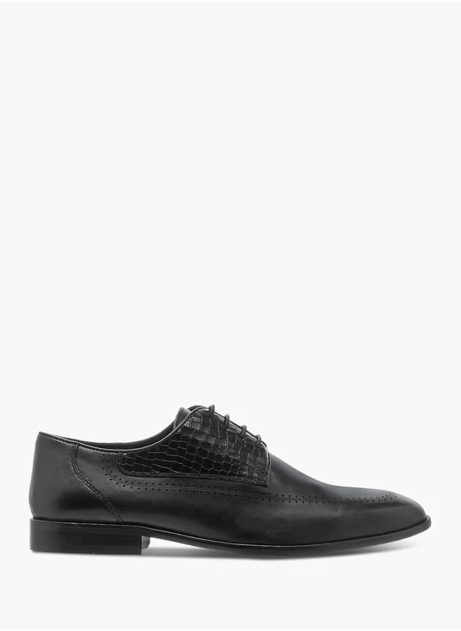 DUCHINI Men's Lace-Up Derby Shoes