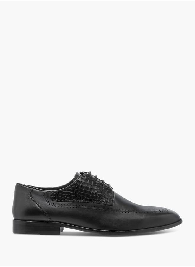 DUCHINI Men's Lace-Up Derby Shoes  - Image 1