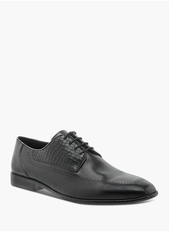 DUCHINI Men's Lace-Up Derby Shoes  - Image 3