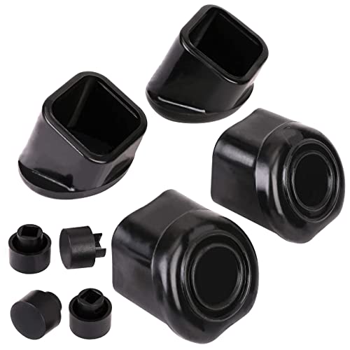 Prime 1 Pr1me Replacement Rubber Feet and Push Button for Adjustable Height Aluminum Platform Step, 4 Pack - Image 1