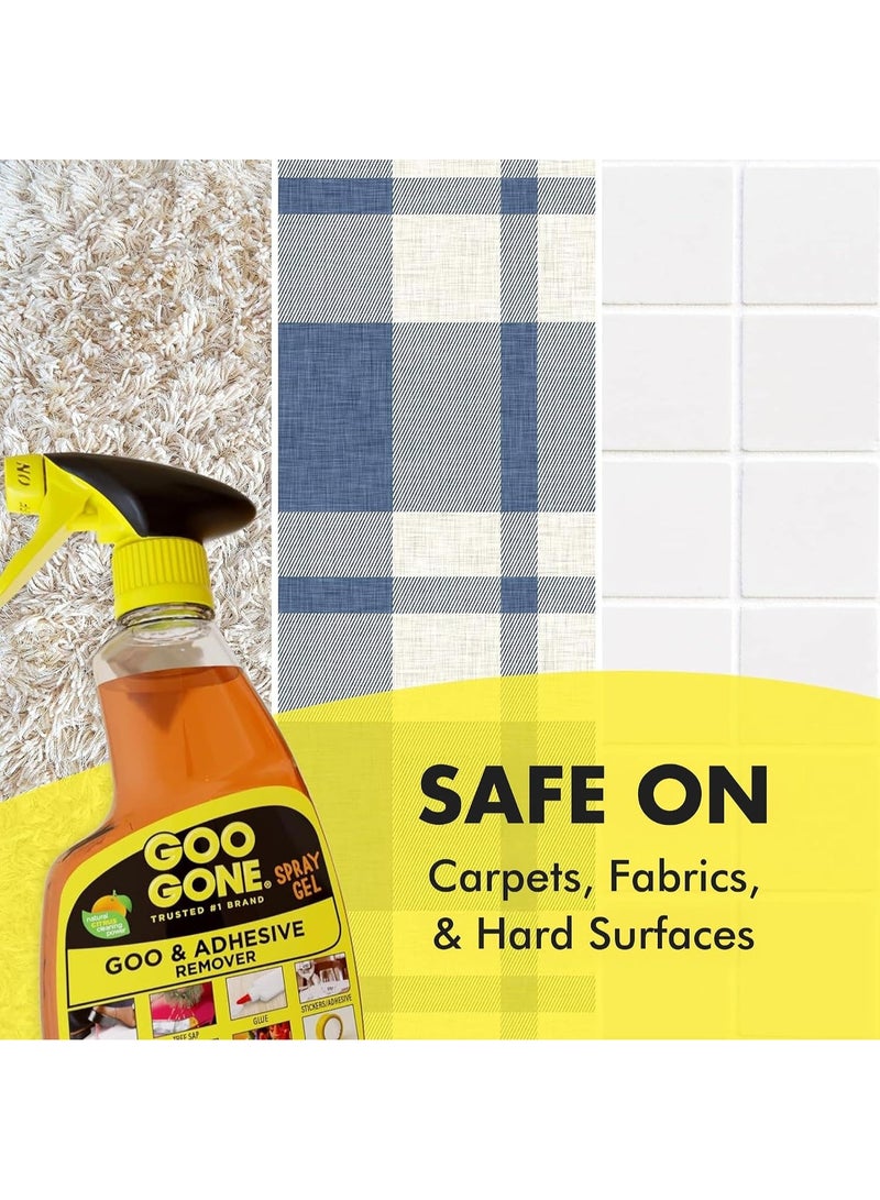 Goo Gone Goo & Adhesive Remover Spray Gel, 355ml Bottle - Image 2