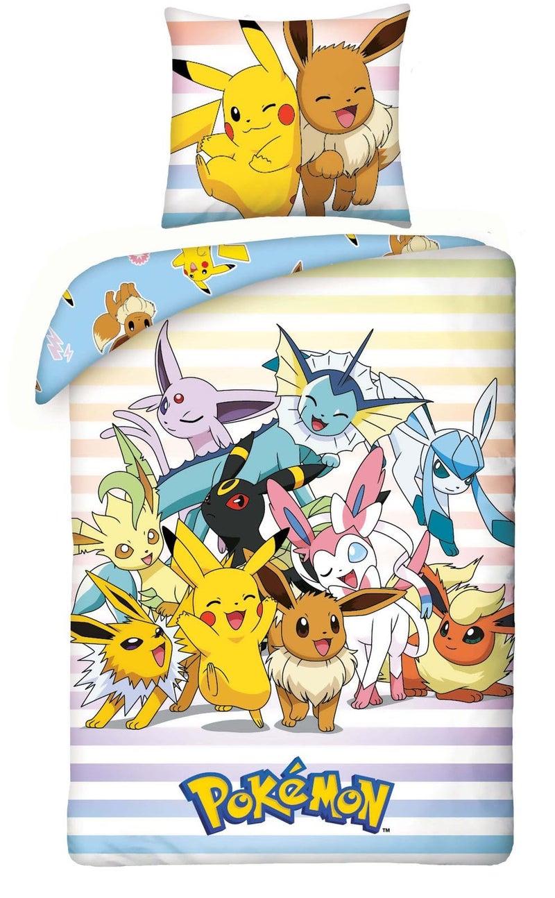 Pokemon Group Bed linen Duvet Cover 140x20070x90cm