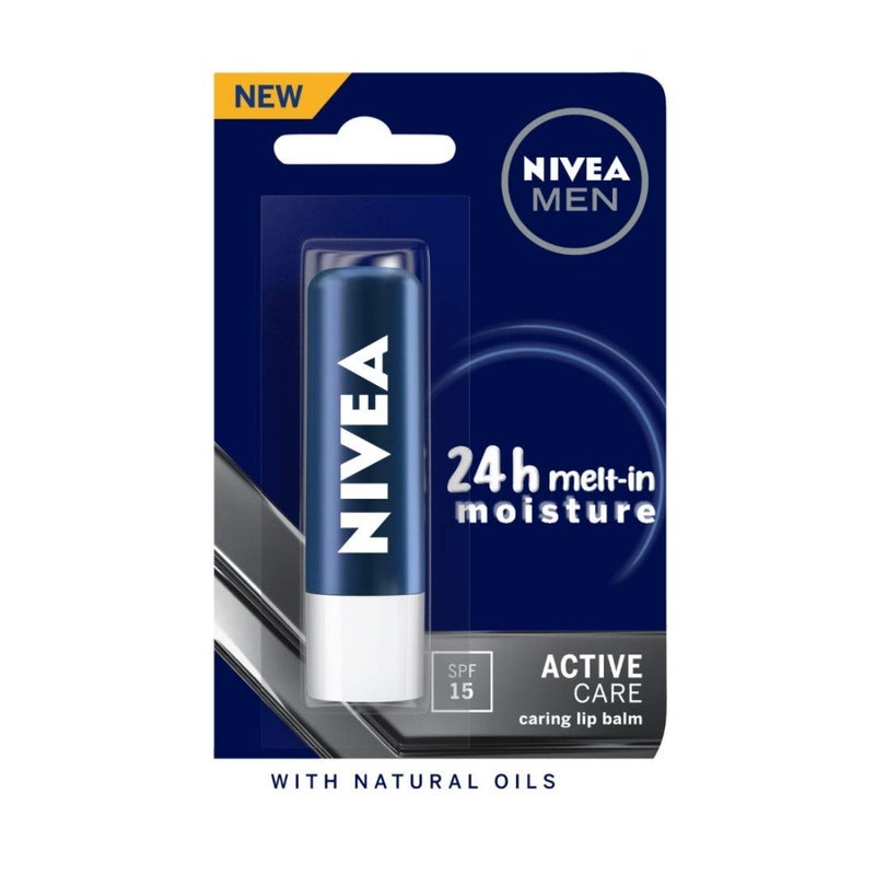Nivea لوشن الجسم نيفيا للتفتيح الإضافي وإصلاح الخلايا SPF 15 لجميع أنواع البشرة 400 مل وبلسم الشفاه نيفيا للرجال للعناية النشطة SPF 15 48 جرام - Image 5