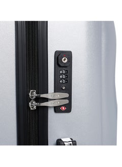 bebe BEBE Ellise Hardside Luggage on Wheels for Unisex | Ultra Lightweight ABS on with Spinner Wheels 4 Color Silver  - Image 4