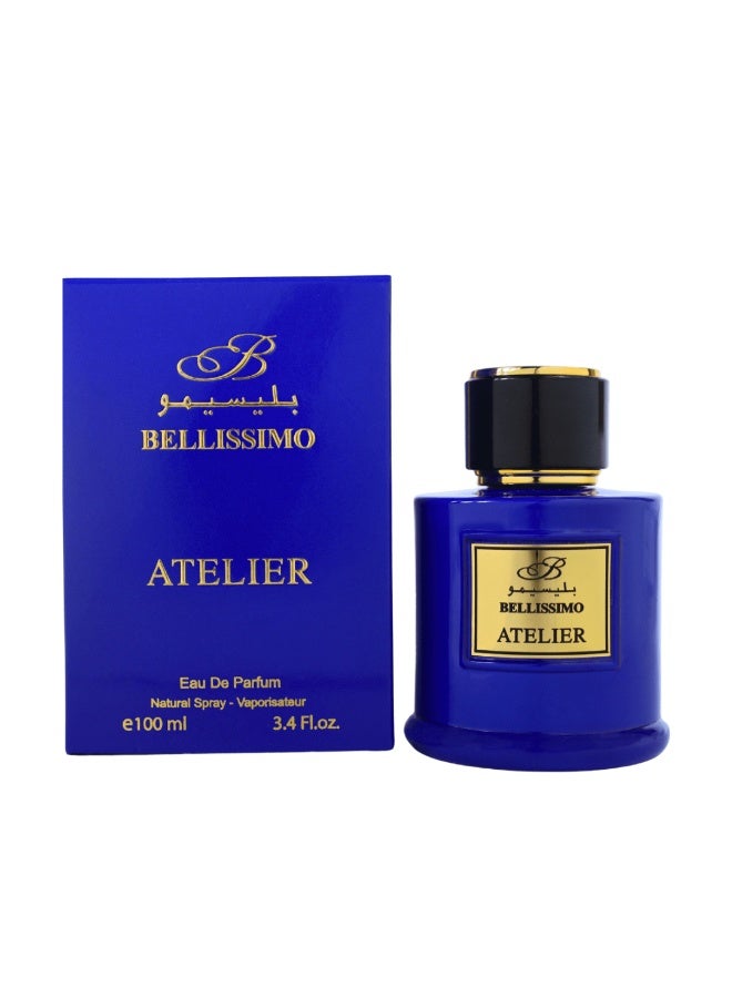 Bellissimo Atelier Blue Eau de Parfum 3.4 fl oz – Captivating & Long Lasting Women's Fragrance in Elegant Packaging! - Image 2