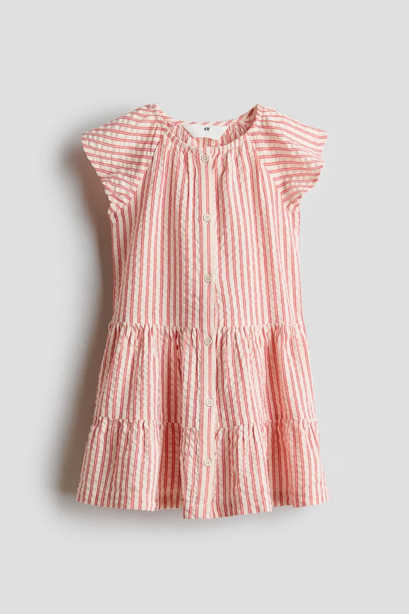 اتش اند ام فستان سيرساكر بطبقات