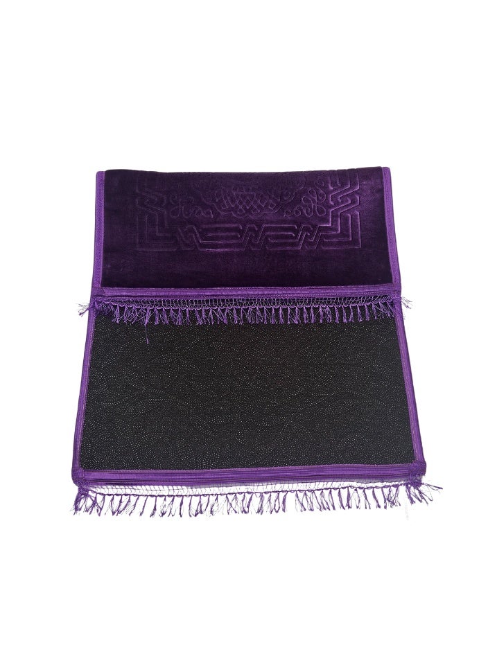 SMART HOME Luxurious Prayer Rug Lined With Silky-Soft Microfiber Fabric, 120x70 Cm  - Image 4
