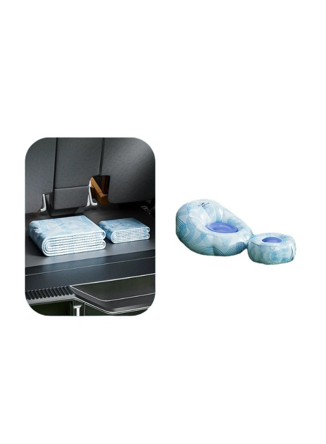Outdoor Inflatable Sofa, Camping Lazy Sofa, Portable Foldable Sofa for Music Festival, Large Backrest Pad, Youlan Times Inflatable Sofa 75cm - Image 3