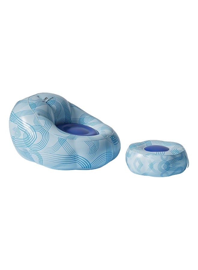 Outdoor Inflatable Sofa, Camping Lazy Sofa, Portable Foldable Sofa for Music Festival, Large Backrest Pad, Youlan Times Inflatable Sofa 75cm - Image 5