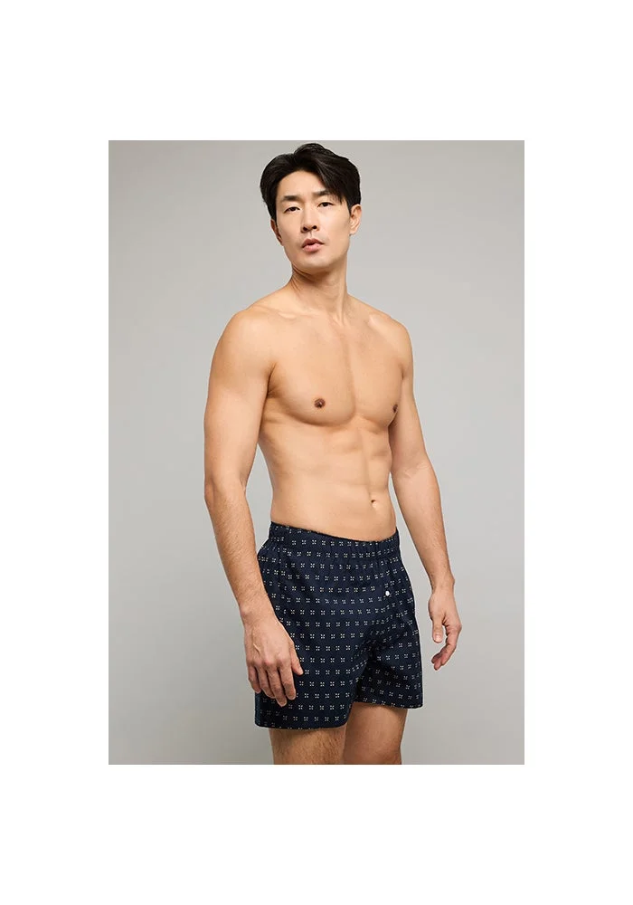 أر أند بي Printed Boxer with Elastic Waist