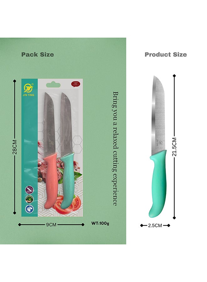 طقم سكاكين مطبخ مكون من 2 قطعة – أدوات مطبخ متعددة الاستخدامات - Image 2