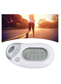 Excefore 3D Pedometer for Walking, Electronic 3D Sensor High Accuracy White Simple Step Counter, 3D Pedometer for Walking Step Tracker, Accurately Track Steps for Men Women Kids Adults Seniors  - Image 3