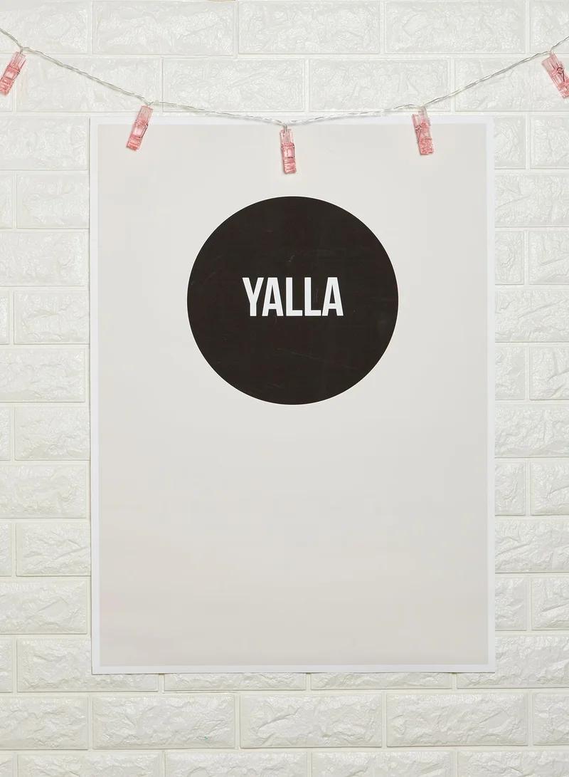 Drawdeck Yalla Dot Art Print 50x70cm