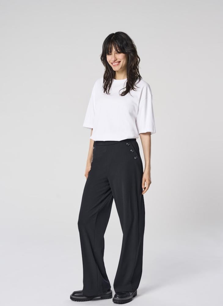 ONLY ONLRINA BUTTON High Waist PANTs "32 - Image 1