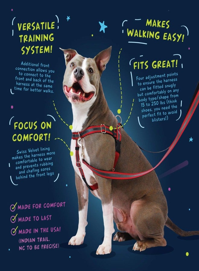 2 Hounds Design Freedom No Pull Dog Harness | Adjustable Gentle Comfortable Control for Easy Dog Walking |for Small Medium and Large Dogs | EarthStyle Designs | Made in USA - Image 4