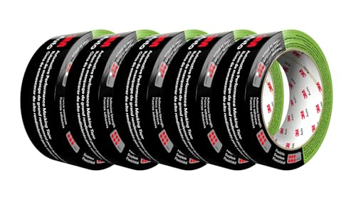 3M 03433 36 mm x 32 m Automotive Performance Masking Tape, 5 Pack - Image 1