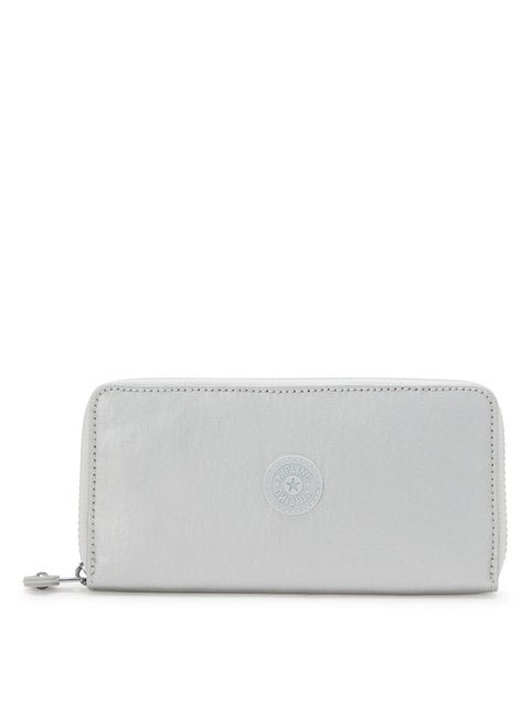 Money World New Bright Metallic Large Wallet