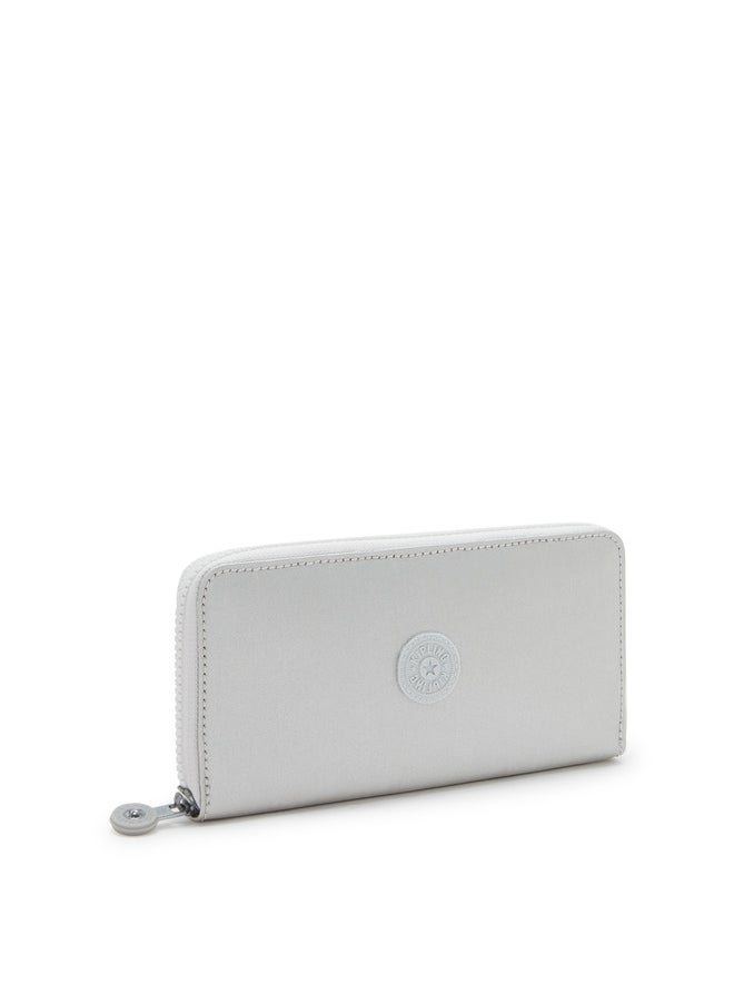 kipling - Money World New Bright Metallic Large Wallet - Image 1