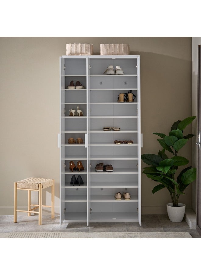 Home Box Maverick 44-Pair Tall Shoe Cabinet with 3 Doors 35 x 190 x 90 cm  - Image 3