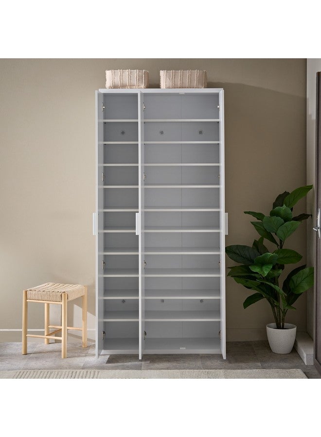Home Box Maverick 44-Pair Tall Shoe Cabinet with 3 Doors 35 x 190 x 90 cm  - Image 4