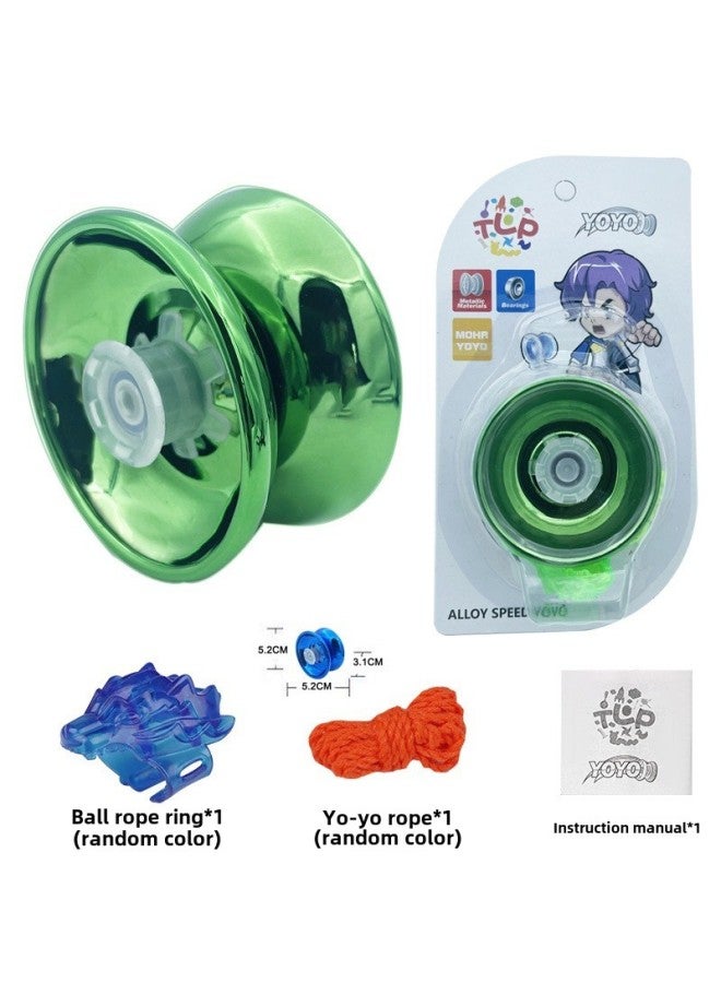 Cady Blue Magic Yo-yo Children Yo-yo Yoyo Genuine Uu Ball Automatic Swing Beginner Boy Toy-Color:Cady Blue Magic Alloy Yo + Hanging Ring - Image 4