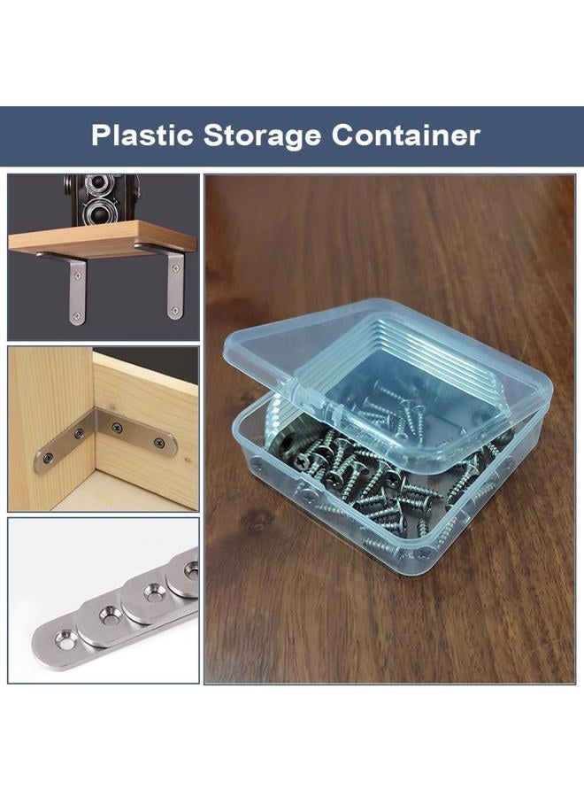 YEWLACA 6Pcs Corner Brace L Bracket Heavy Duty 65x65mm Right Angle Brackets Stainless Steel Corner Brackets with Screws, Brackets Joint Fastener for Wood - Image 4