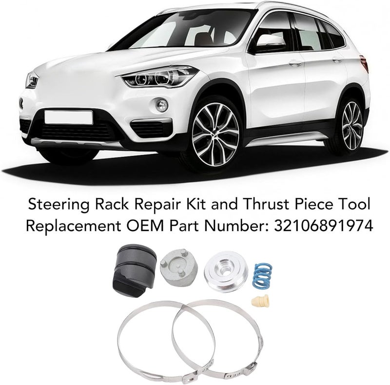 Luocute Steering Rack Repair Thrust Piece Tool Kit, 32106891974 Stable High Temperature Proof Replacement for F20 F21 F30 F32 F31 F36 F48, with Abrasion Proof Design - Image 2